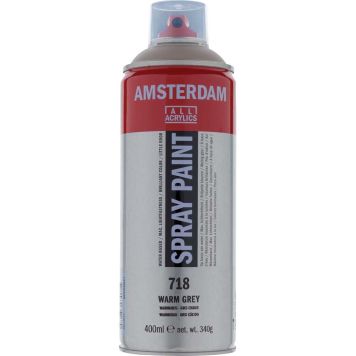 Amsterdam akrylspray 400 ml warm gray 718