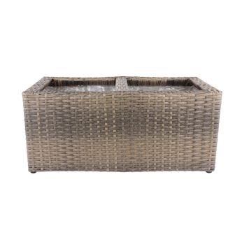 Scan-Pot skjuler Fresno natur rattan 55x29x24 cm 