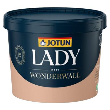Jotun vægmaling Lady Wonderwall hvid 9 L
