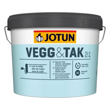 Jotun Væg & Loft 2,7 L hvid