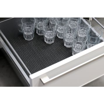 d-c-fix anti-slip skuffeunderlag mørkegrå 150x30 cm   