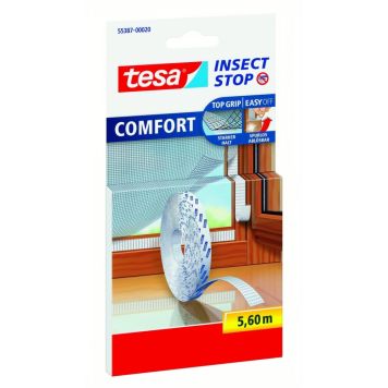 Tesa burretape til Stop Insect insektnet hvid 5,6 m