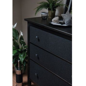 d-c-fix klæbefolie Metallic Glitter sort 200x67,5 cm 