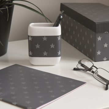 d-c-fix klæbefolie stjerner grå 200x45 cm