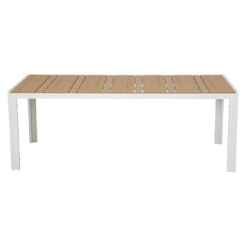 Havebord alu/nonwood 205x90 cm