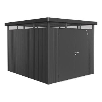 Biohort redskabsrum HighLine str. H5 mørkegrå dobbeltdør