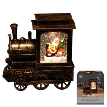 Det Gamle Apotek LED-julelanterne bronze H17 cm med musik