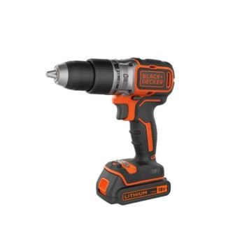 Black & Decker slagboremaskine m. 2 x batteri, lader + kuffert