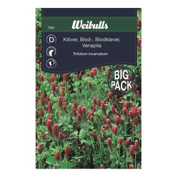 Weibulls blomsterfrø blodkløver storpak