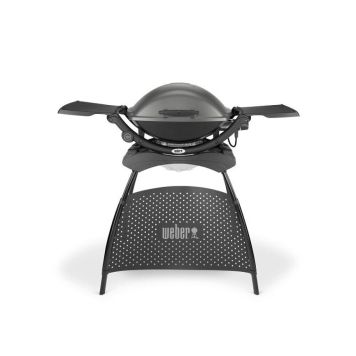 Weber elgrill Q2400 med stander mørkegrå