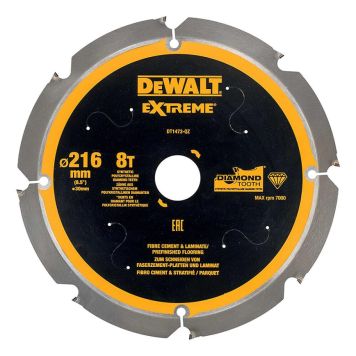 Dewalt PDC-klinge 216x30 mm Z8 fibercement