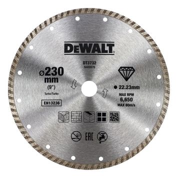 DeWalt skæreskive diamant Turbo 230 mm