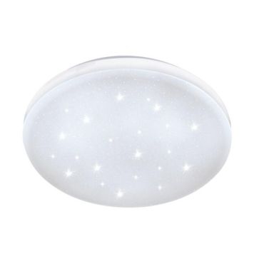 Eglo plafond Frania med stjerneeffekt hvid Ø28 cm