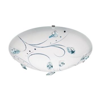 Eglo LED-plafond Sorrenta hvid Ø31,5 cm