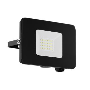 Eglo LED projektørlampe Faedo sort/alu IP65 20 W