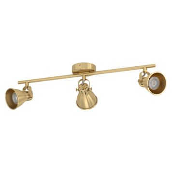 Eglo spotlampe Seras børstet messing m/3xGU10 L60 cm