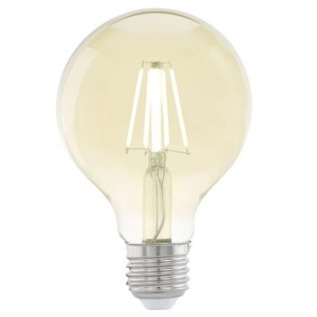 Eglo LED globepære Vintage E27 4 W Ø8 cm