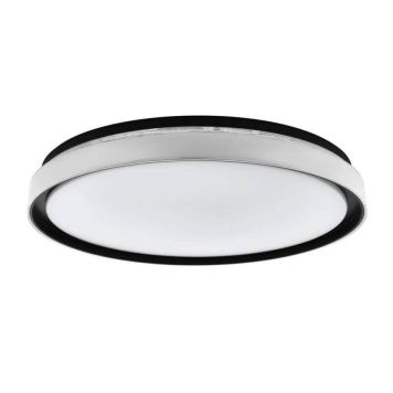 Eglo LED-plafond Seluci sort/hvid 3000-6500K Ø49 cm