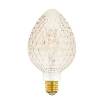 Eglo LED-globepære amber E27 2W 2200K dæmpbar