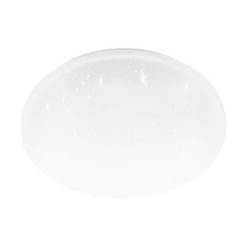 Eglo LED-plafond Frania-S hvid m/krystaleffekt 4000K IP44 