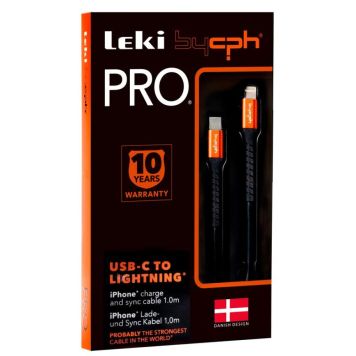 Leki bycph Pro kabel USB-C til Lightning  1M 
