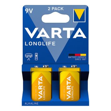 Batteri Longlife Alkaline 9V - Varta