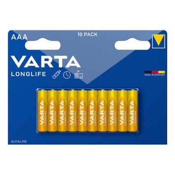 Batteri Longlife alkaline AAA 1.5V - Varta