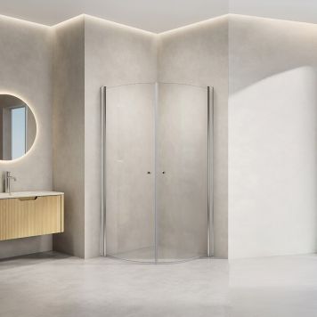 Anholt brusehjørne 90x90x190 cm klar