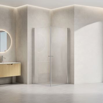 Ystad brusehjørne 90x90x190 klar