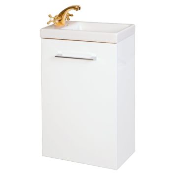 Badmøbelsæt Porto med vask hvid