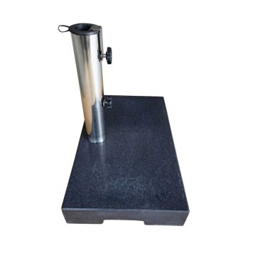 Parasolfod t/altan granit sort 