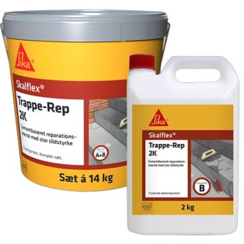 Skalflex reperationsmørtel Trappe-Rep 2K sæt 14 kg