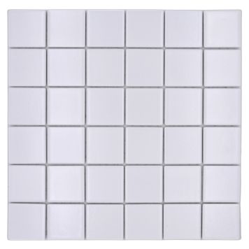 Mosaik CD 111 mat hvid 30x30 cm