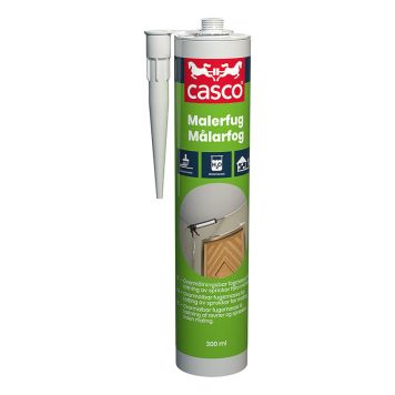 Malerfuge akryl hvid 300 ml - Casco