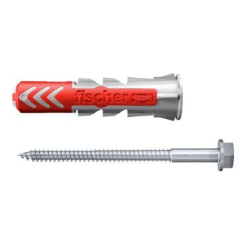 Fischer rawplugs Duopower 10x50 mm 25 stk. m/ sikkerhedsskruer