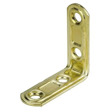 Vinkeljern 30 x 30 x 15 mm (A x A x B) messing