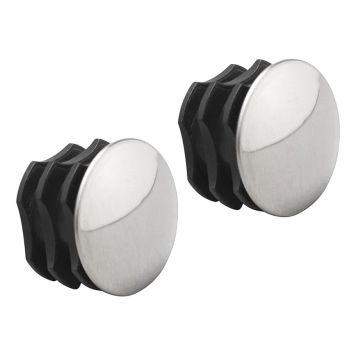 Elfa Lumi endepropper krom 2 stk.