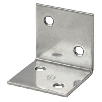 Vormann bredvinkel rustfri stål 30x30mm