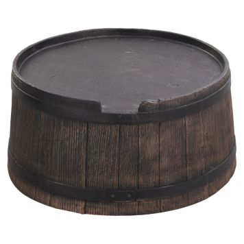 Stander til regnvandstønde 500 L plast brun