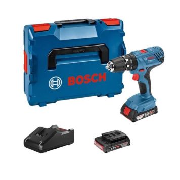 Bosch Professional slagboremaskine GSB 18V-21 m/batterier & lader