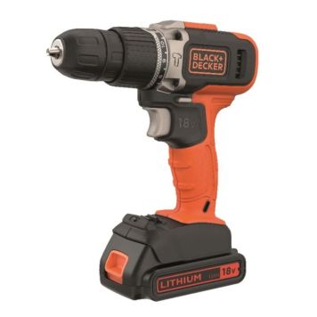 Black & Decker slagboremaskine 18V inkl. batteri + lader