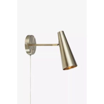 Markslöjd væglampe Peak antik messing E14 12x22 cm