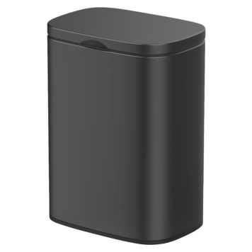 Vægmonteret affaldsspand mat sort 5l 