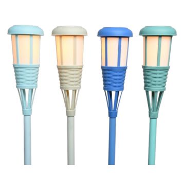 Solar fakkel plast 61 cm assorterede farver