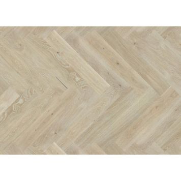 Wallmann parketgulv sildeben Grissini eg børstet hvid mat 725x130x14 mm 0,65 m²