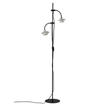 Dyberg Larsen gulvlampe Valby opal G9 5 W 160 cm