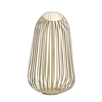 Garden Life lanterne metal beige 40x25,5 cm