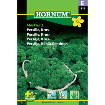 Hornum krydderurtefrø Persille, Krus- (MaxiPack)