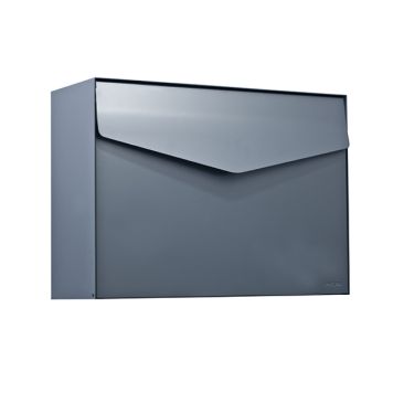 Mefa postkasse Letter 112 blågrå blank/mat