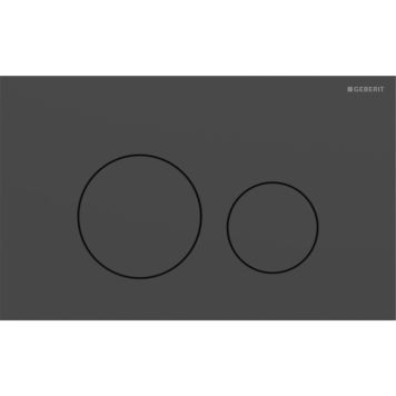 Geberit betjeningsplade Sigma40 rund mat sort